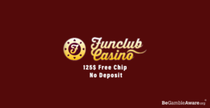 New funclub casino 125$ no deposit bonus logo cover