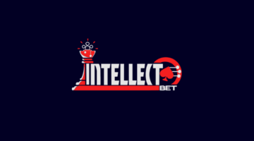 IntellectBet Casino Logo on a dark background