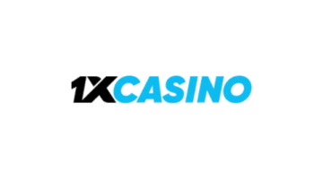 1xcasino logo on a white background