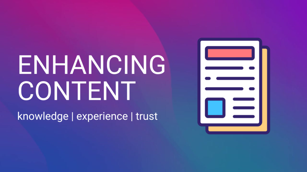 Thumbnail for Editorial Guidelines page - "Enhancing content with knowledge, experience and trust"